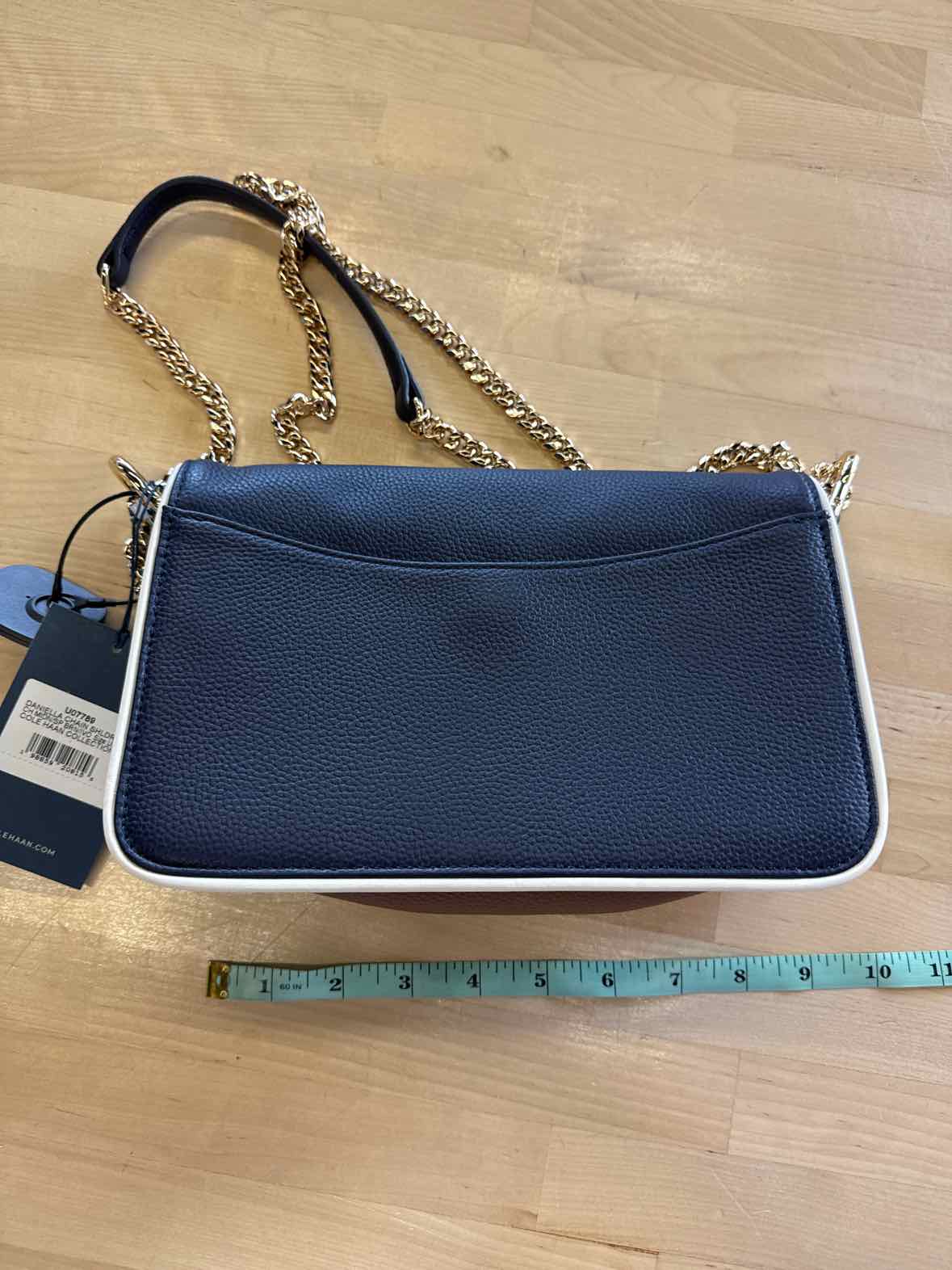 Cole Haan Women's Daniella Chain Shoulder Bag - Medium Blue