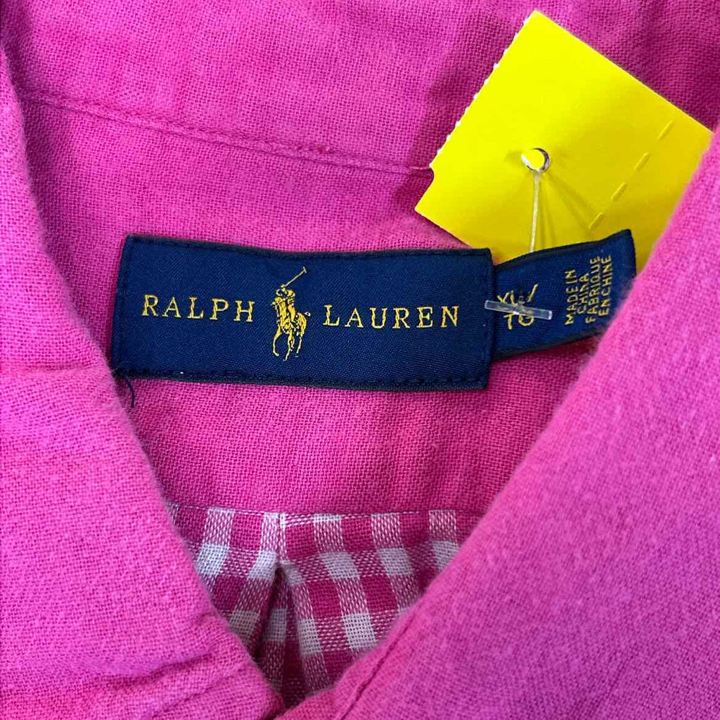 Ralph Lauren Size XL Pink Preloved Button Down LS