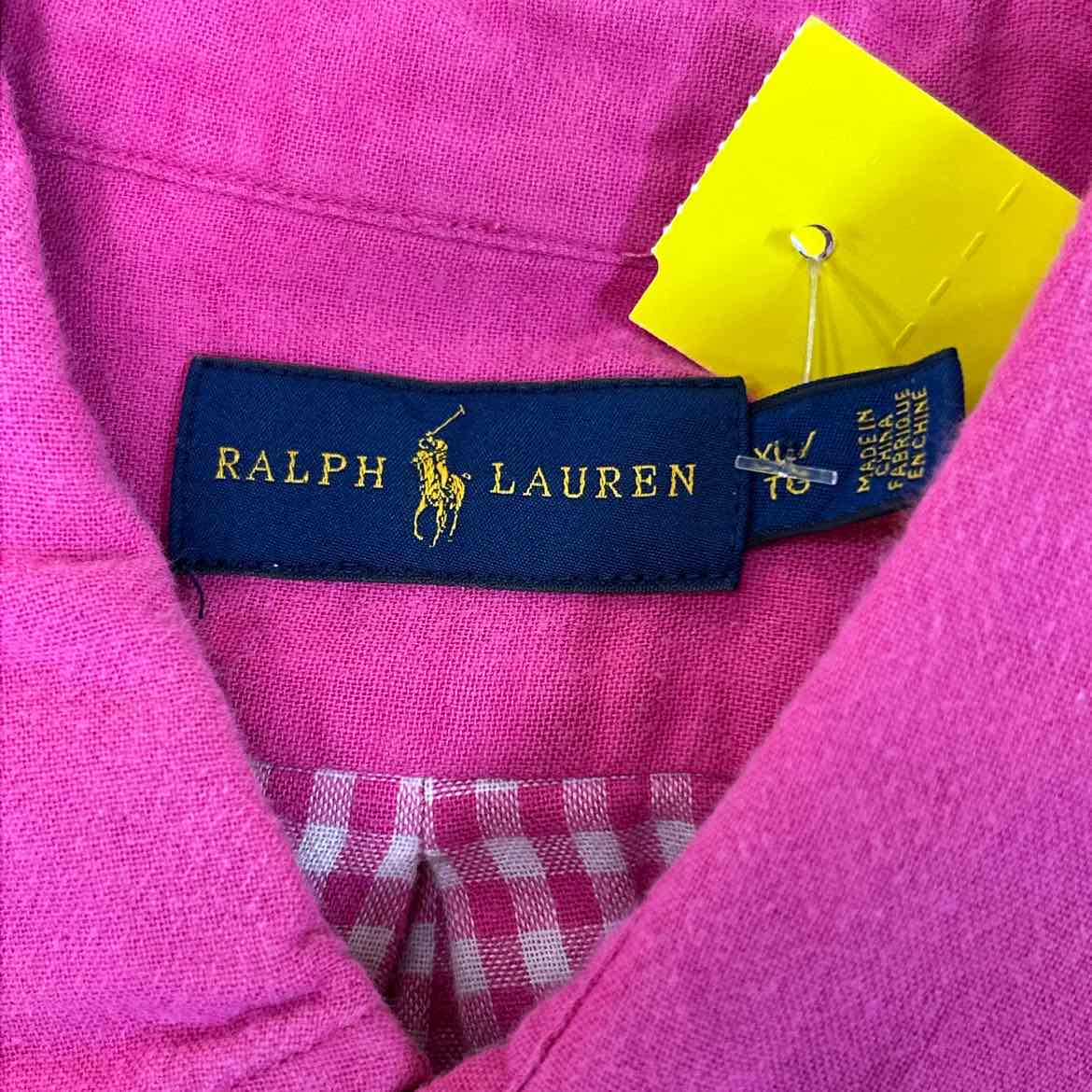 Ralph Lauren Size XL Pink Preloved Button Down LS