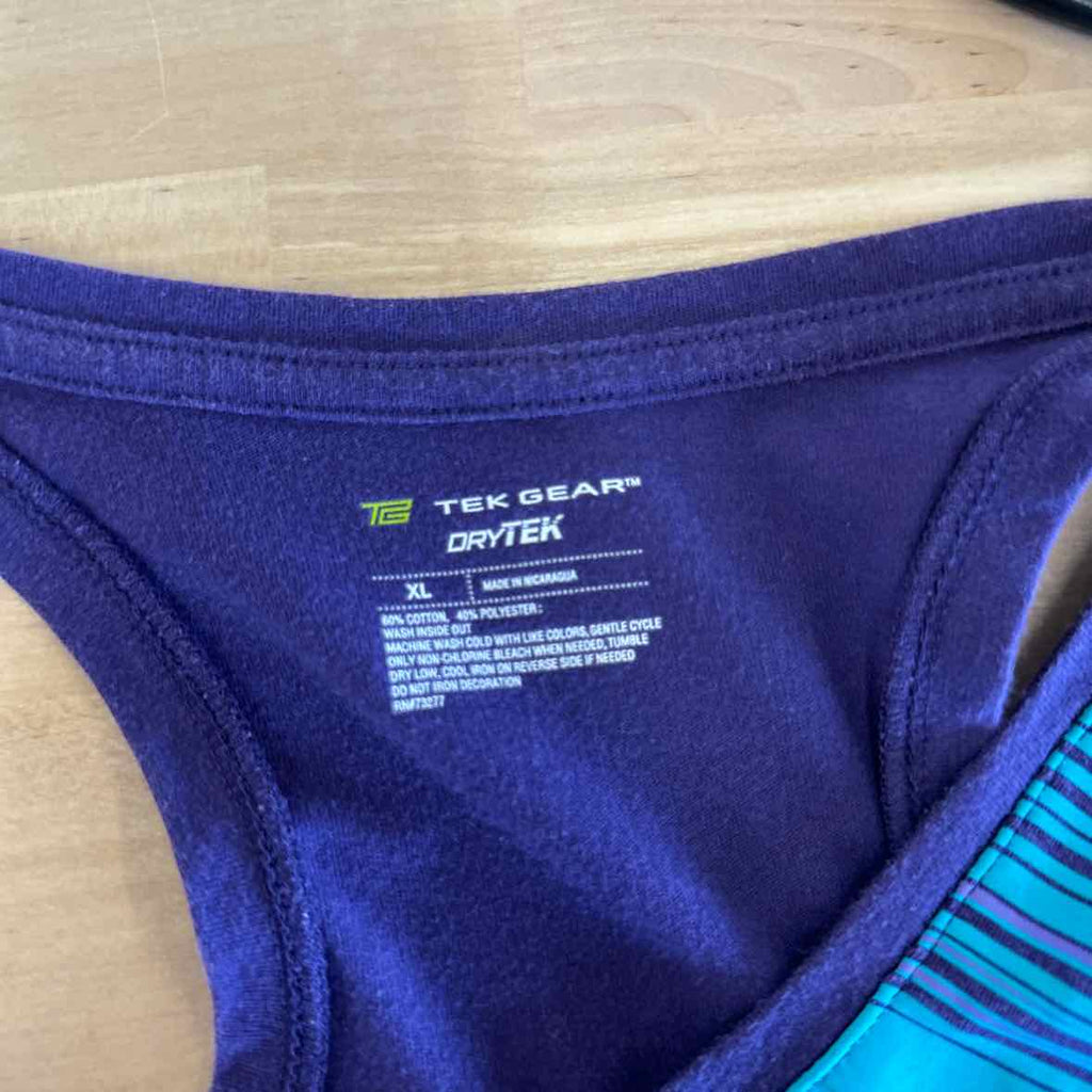 Tek gear Size XL Purple Tank