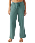 O'Neill Juniors' Brenda Cotton Gauze Wide-Leg Pants