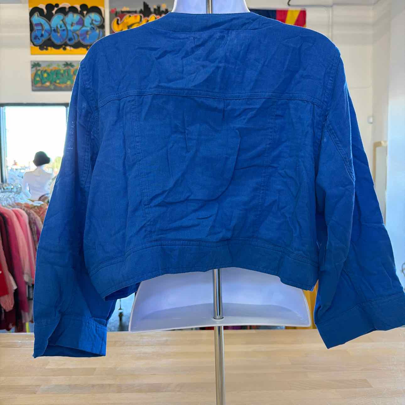 Torrid Size 1X Blue New Long Sleeve