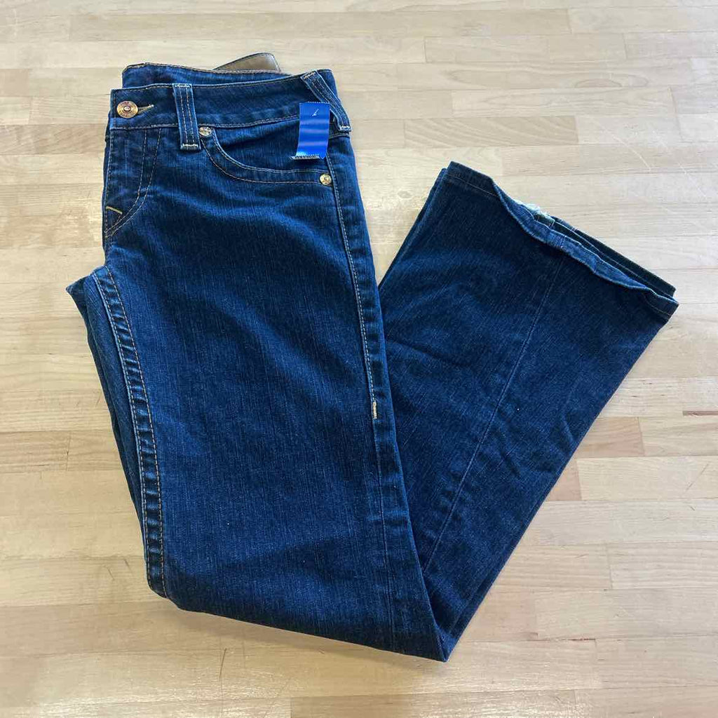 True Religion Size 31 Blue Denim Preloved Jeans