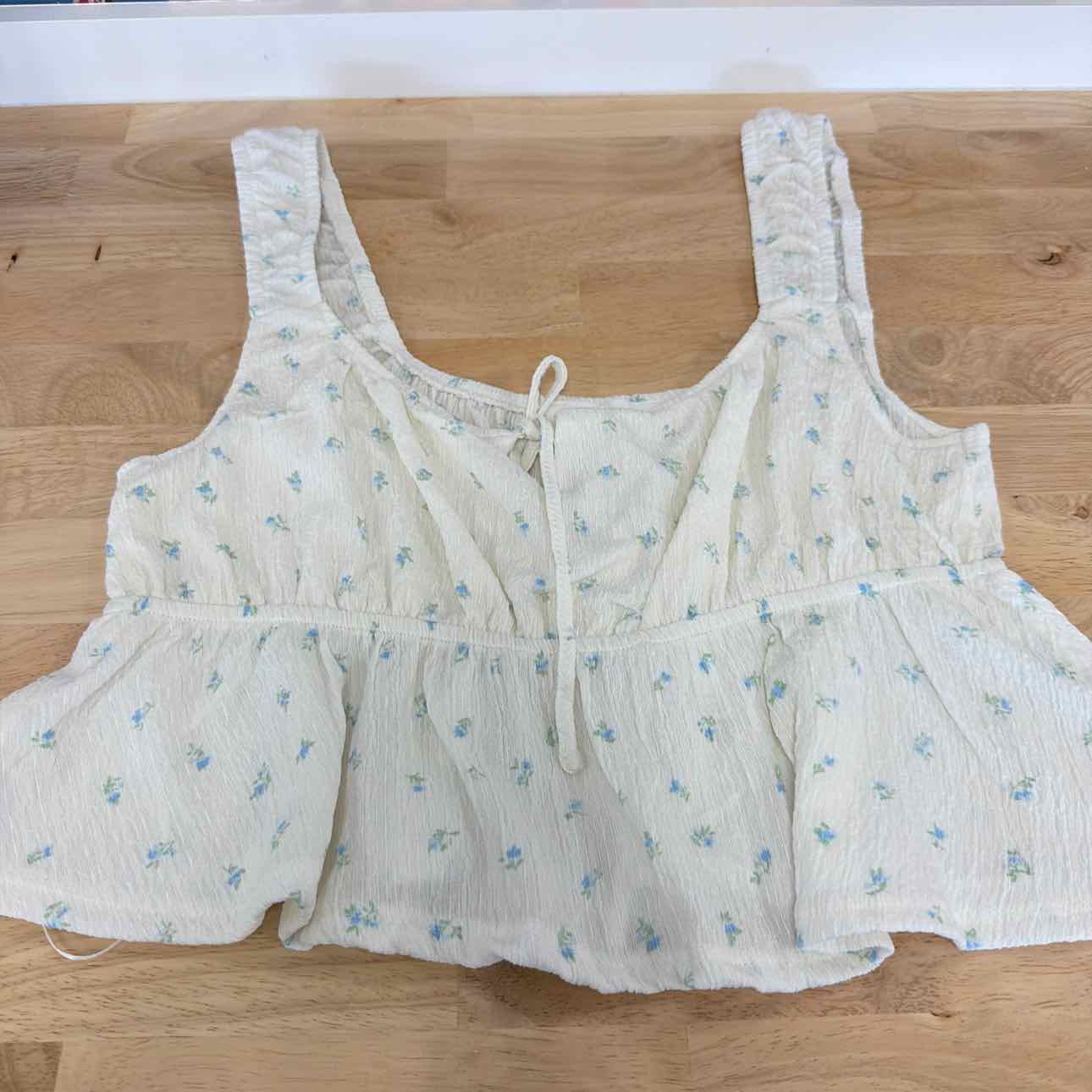 pink rose Size L White Blue New Tank