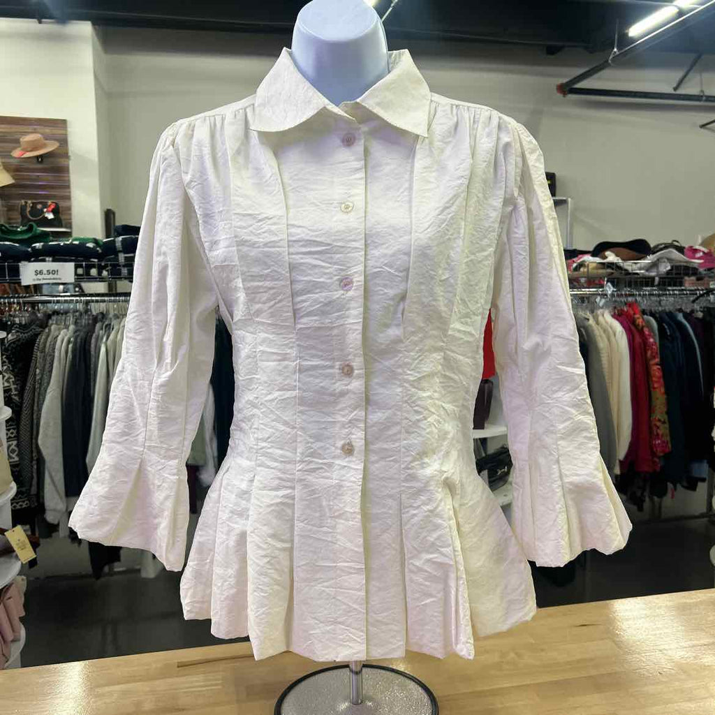Nilika Size M White Preloved Blouse