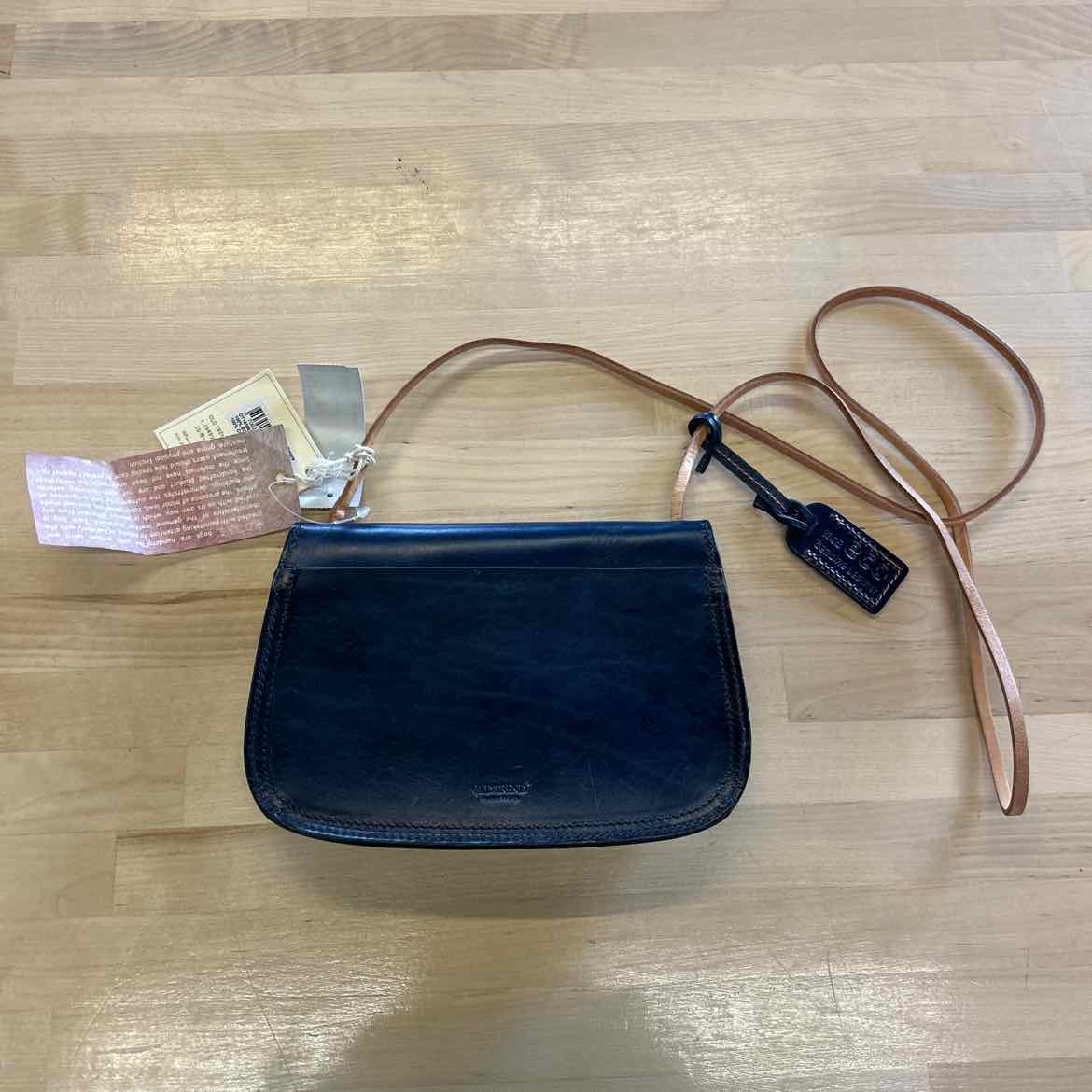 Old Trend Blue crossbody Leather Handbag