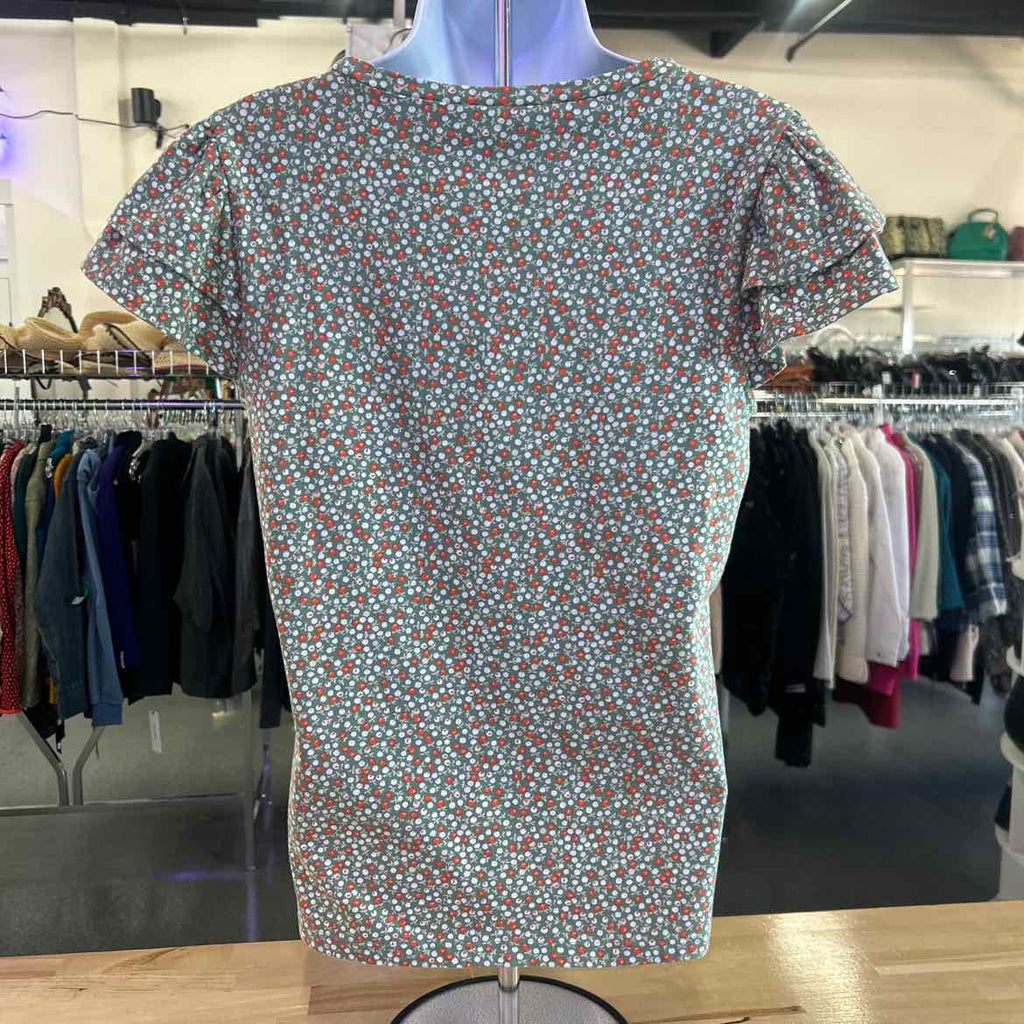 Ann Taylor Size S Green Preloved Blouse SS