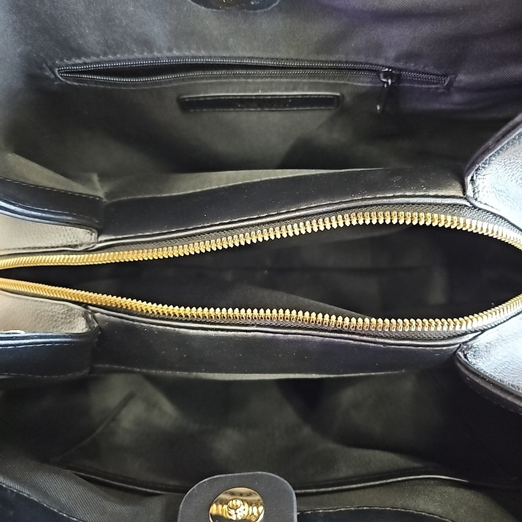 Nine West Meara Large Carryall Bag - Dark Black