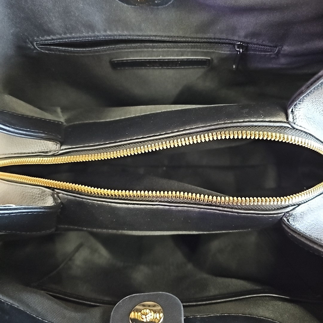 Nine West Meara Large Carryall Bag - Dark Black