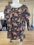 Bobeau Size XXL Blue Blouse