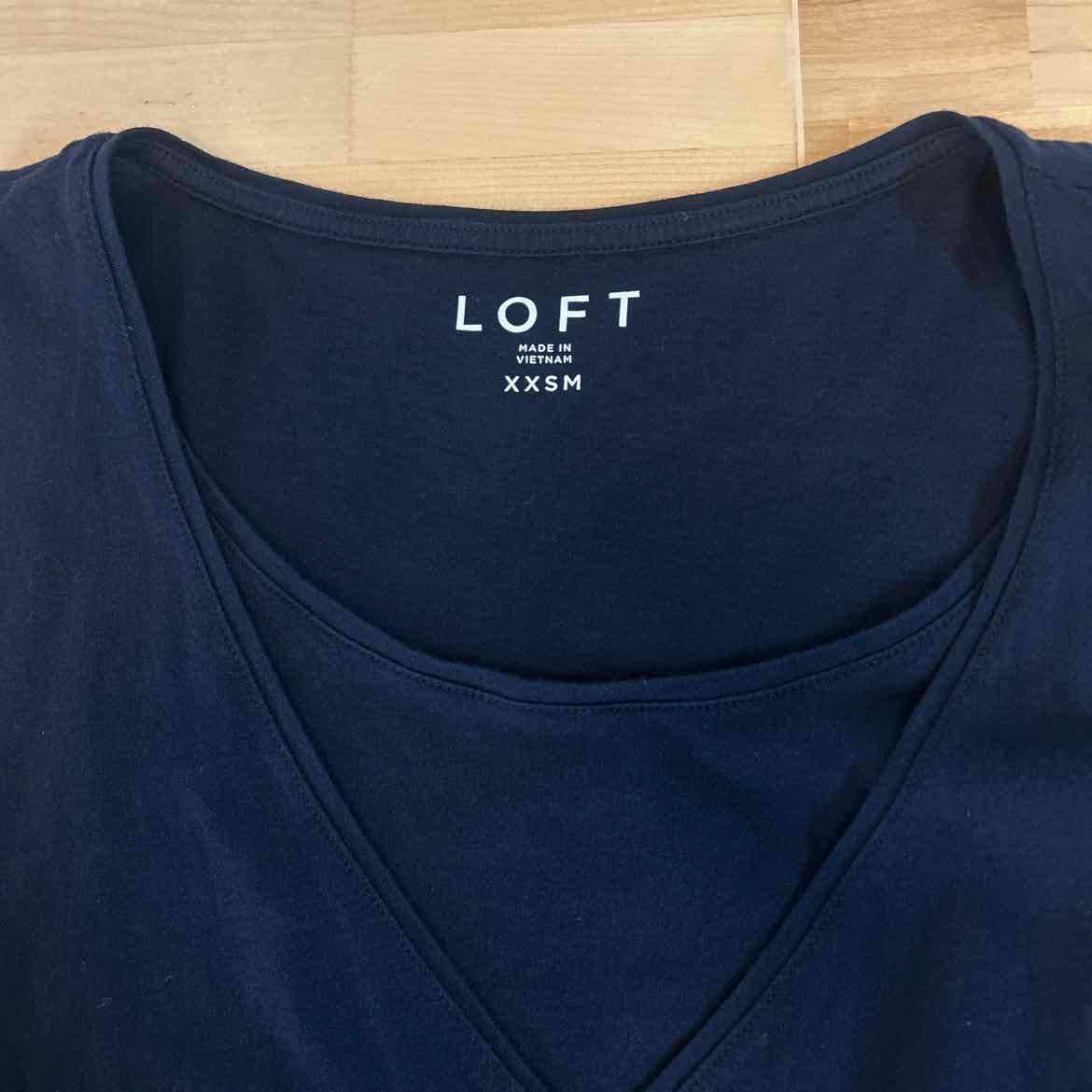 Loft Size XXSM Navy Preloved Sleeveless
