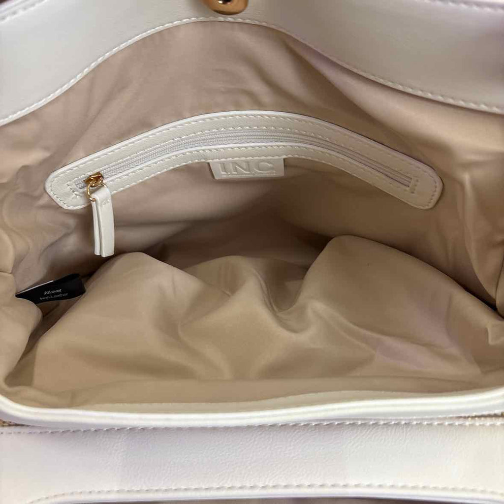 INC White New Handbag