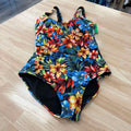 Aquamore Size 12 Multi-Bright New Swimsuit
