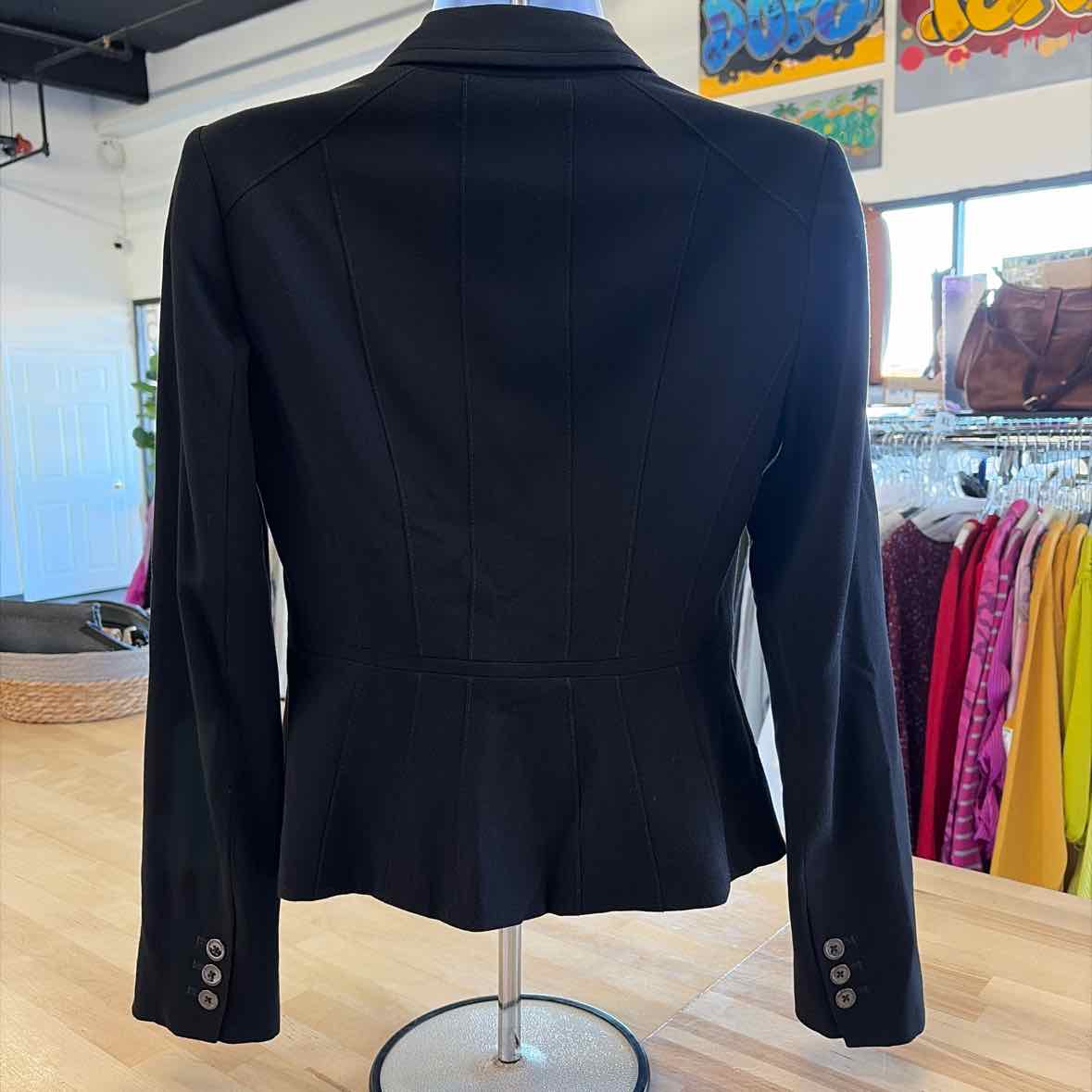 White House Black Market Size 00 Black Used Blazer