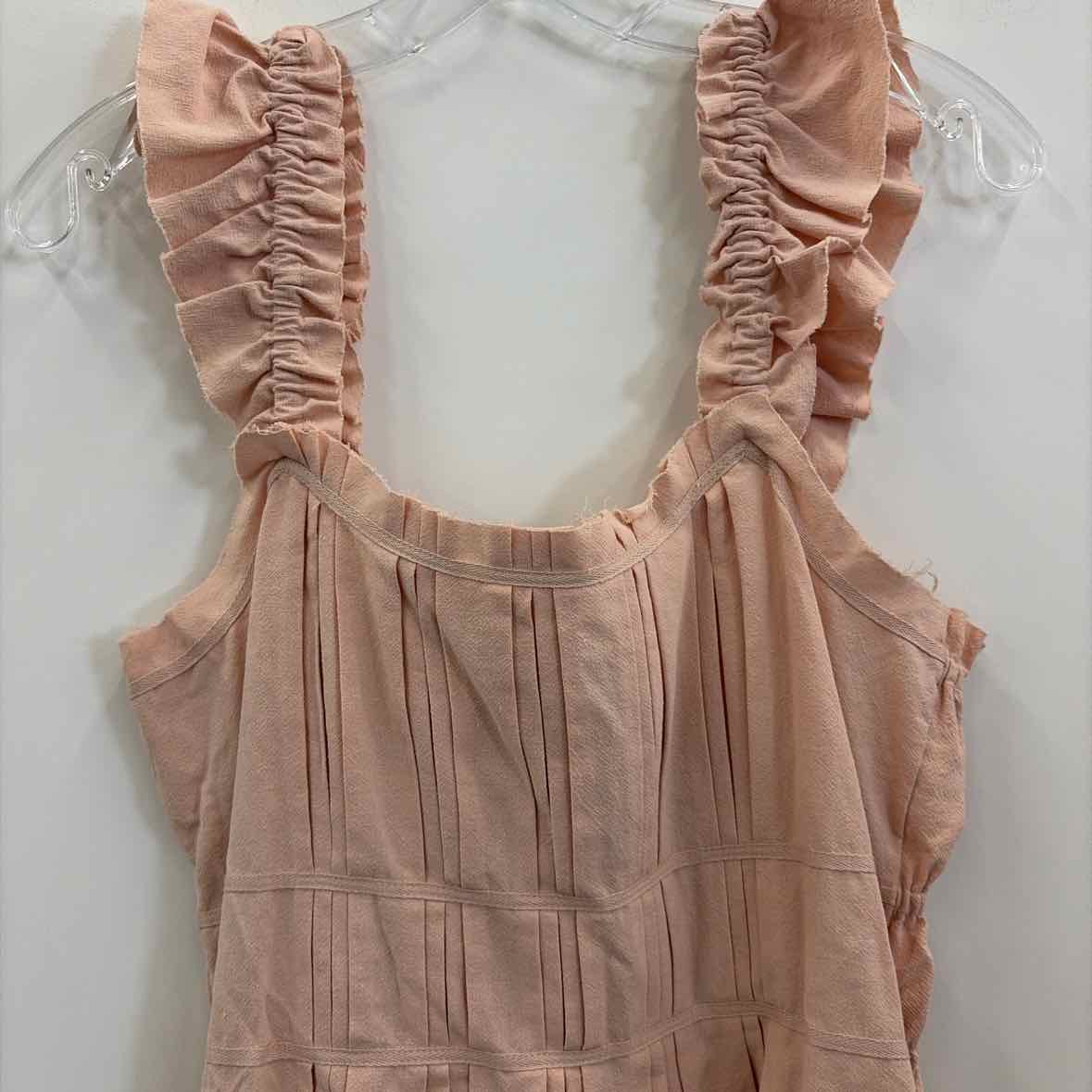 Steve Madden Women's Harmony Cotton Pleated Dress - Cameo Rose