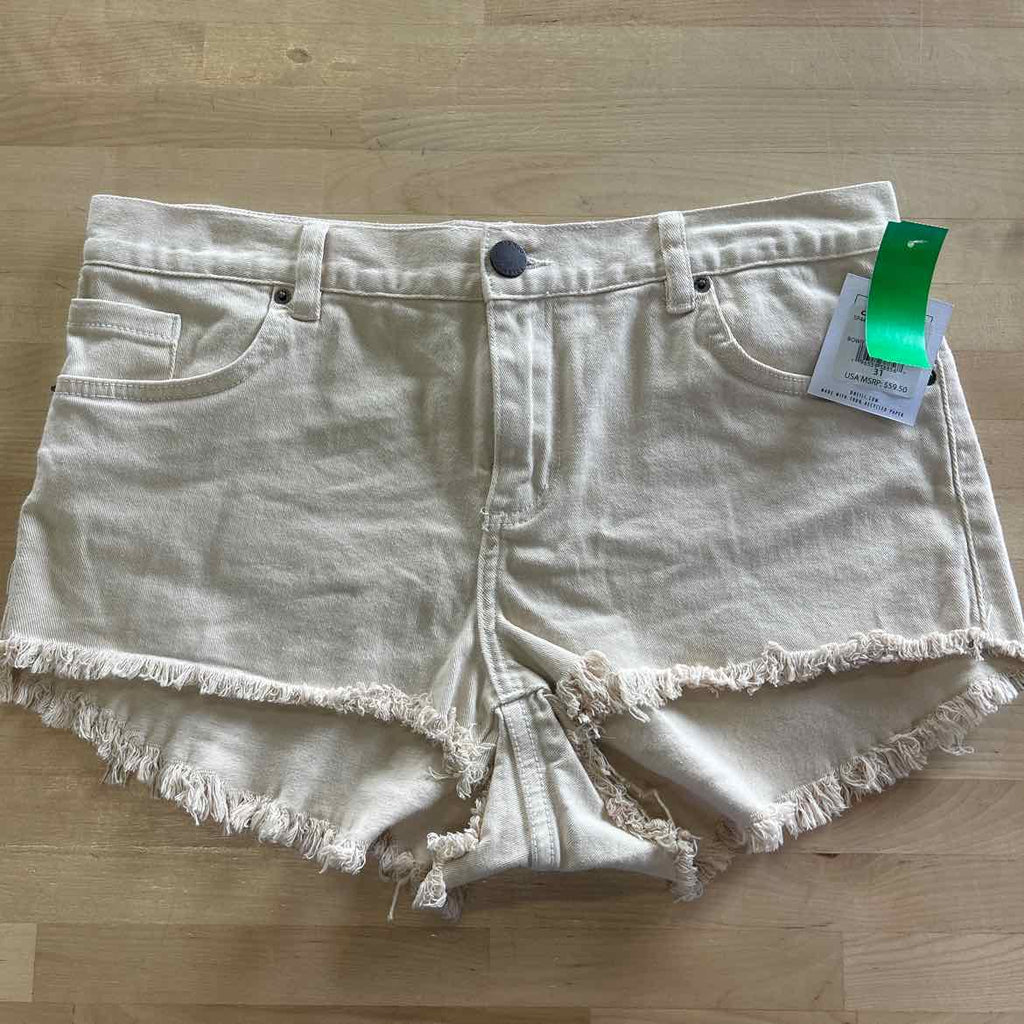 O'Neill Juniors' Bowie Mid-Rise Denim Shorts - Whitecap - 31