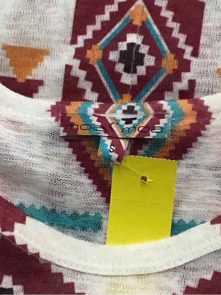 moa moa Size S White Preloved Tunic