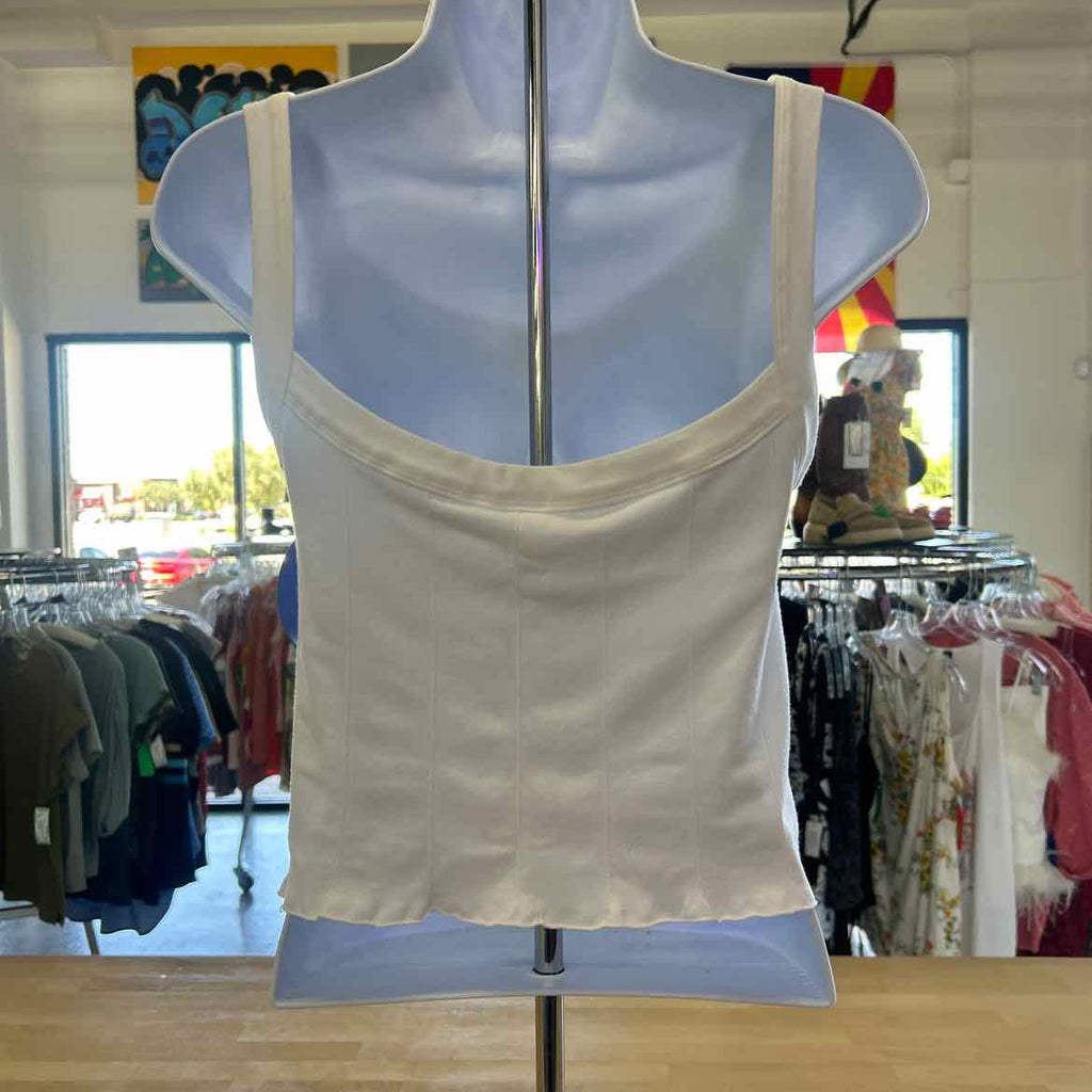 Intimately Size M/L White Preloved Tank