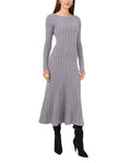 Vince Camuto Size S Gray Knit Dress