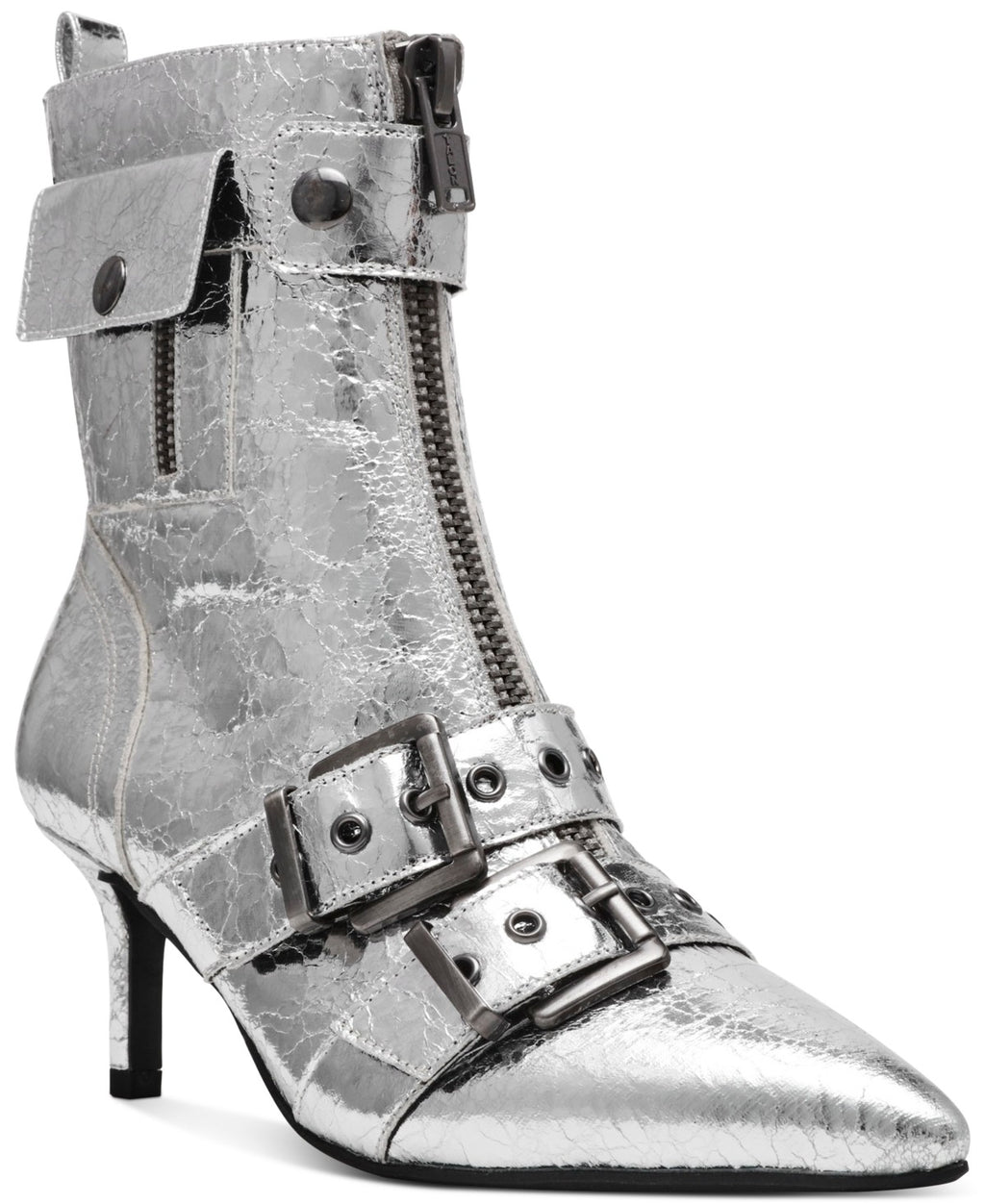 wild pair Size 7.5 Silver New Boots NWOB