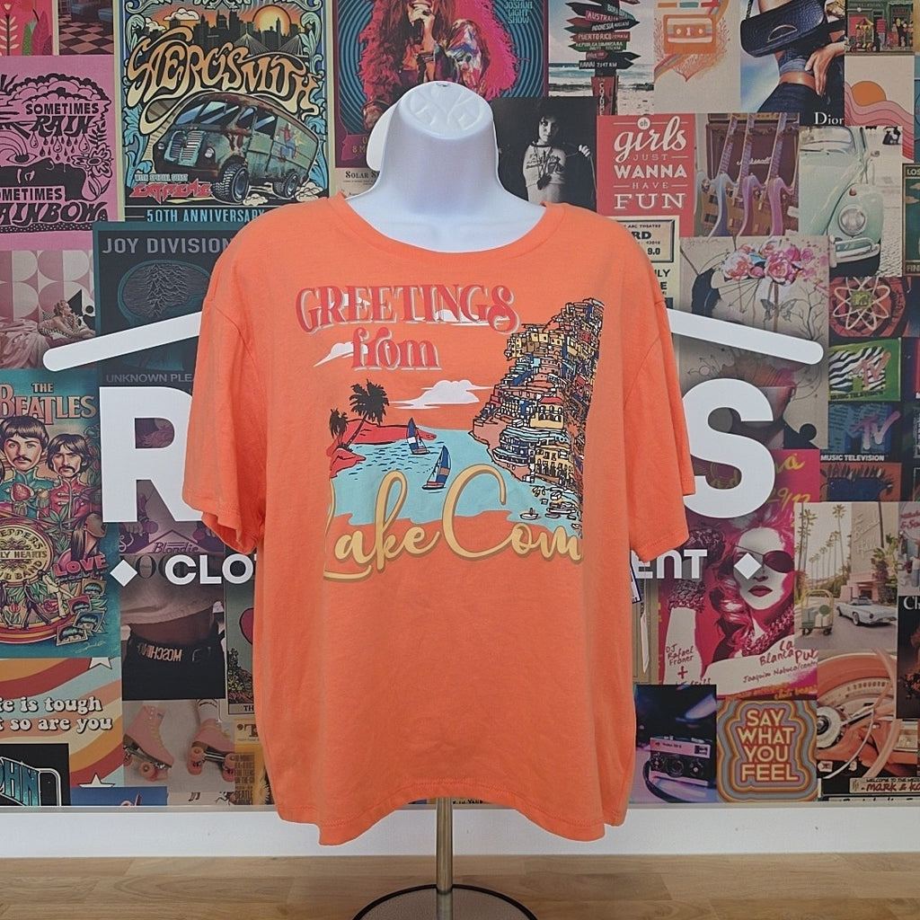 Rebellious One Size XL Orange New T-Shirt SS
