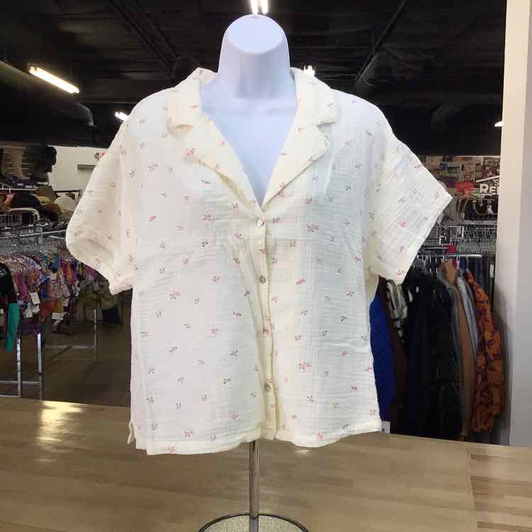 H&M Size S Off White Preloved 2 pc Dress Set