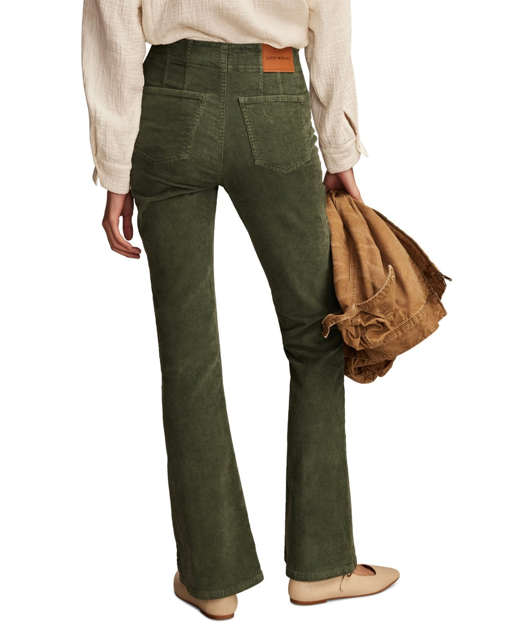 Lucky Brand Size 12 Green Pants