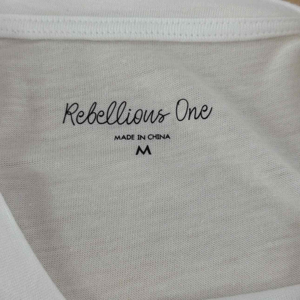 Rebellious One Size M Lobster Graphic T-Shirt - White Lobster