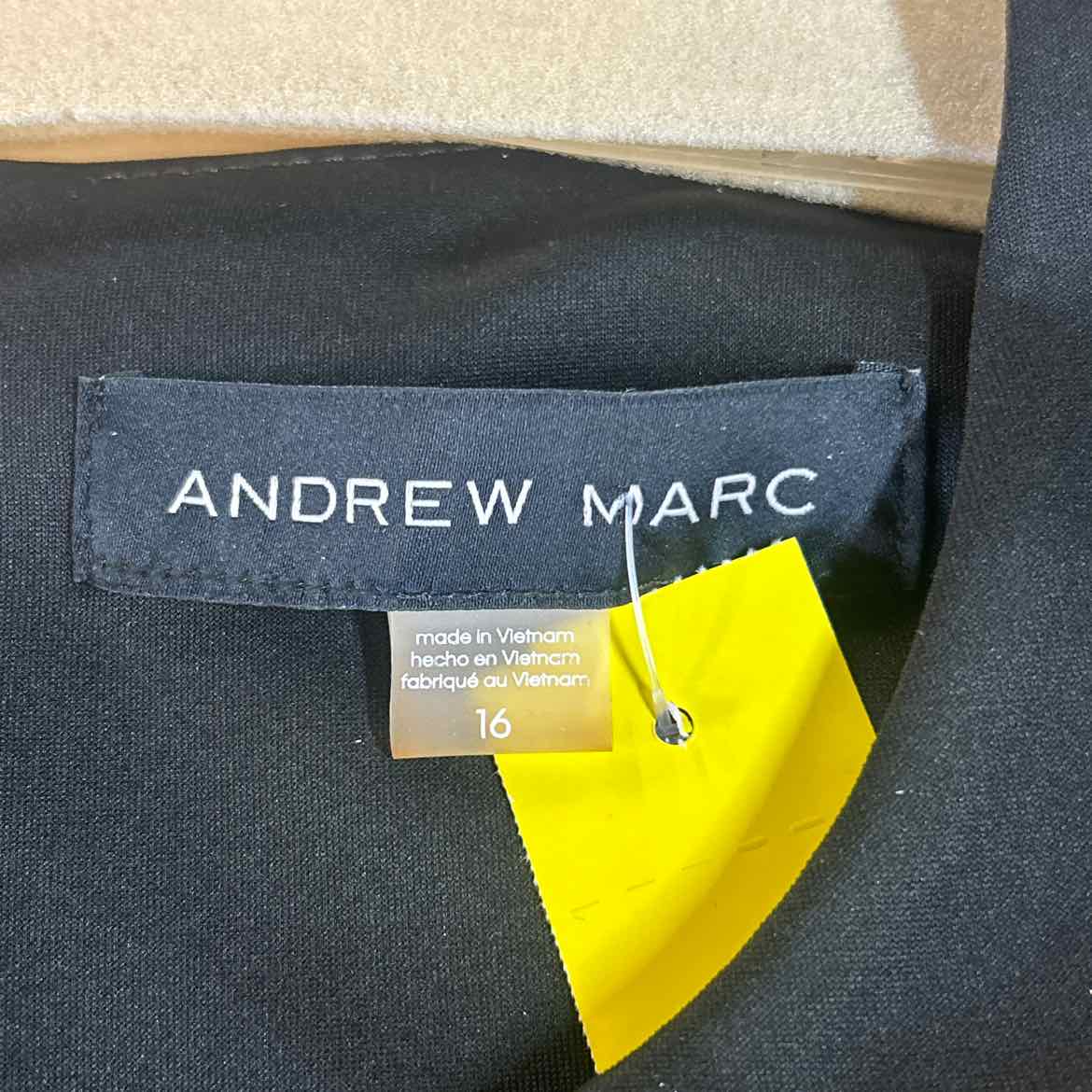 Andrew Marc Size 16 Black Preloved Dress
