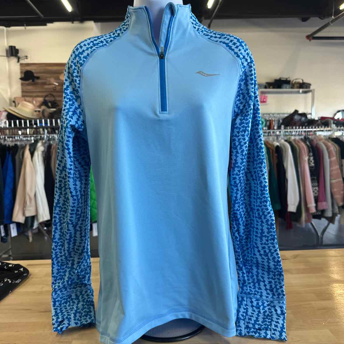Saucony Size M Blue Athletic Jacket