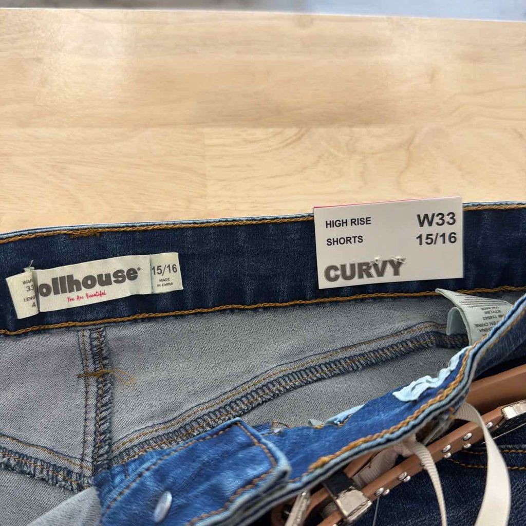 dollhouse Women Size 33 Blue New Shorts