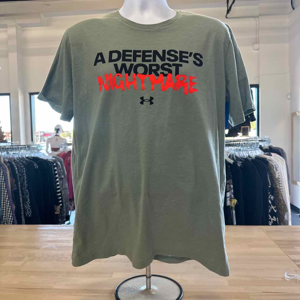 Under Armour Size XL Blue MENS T-shirt