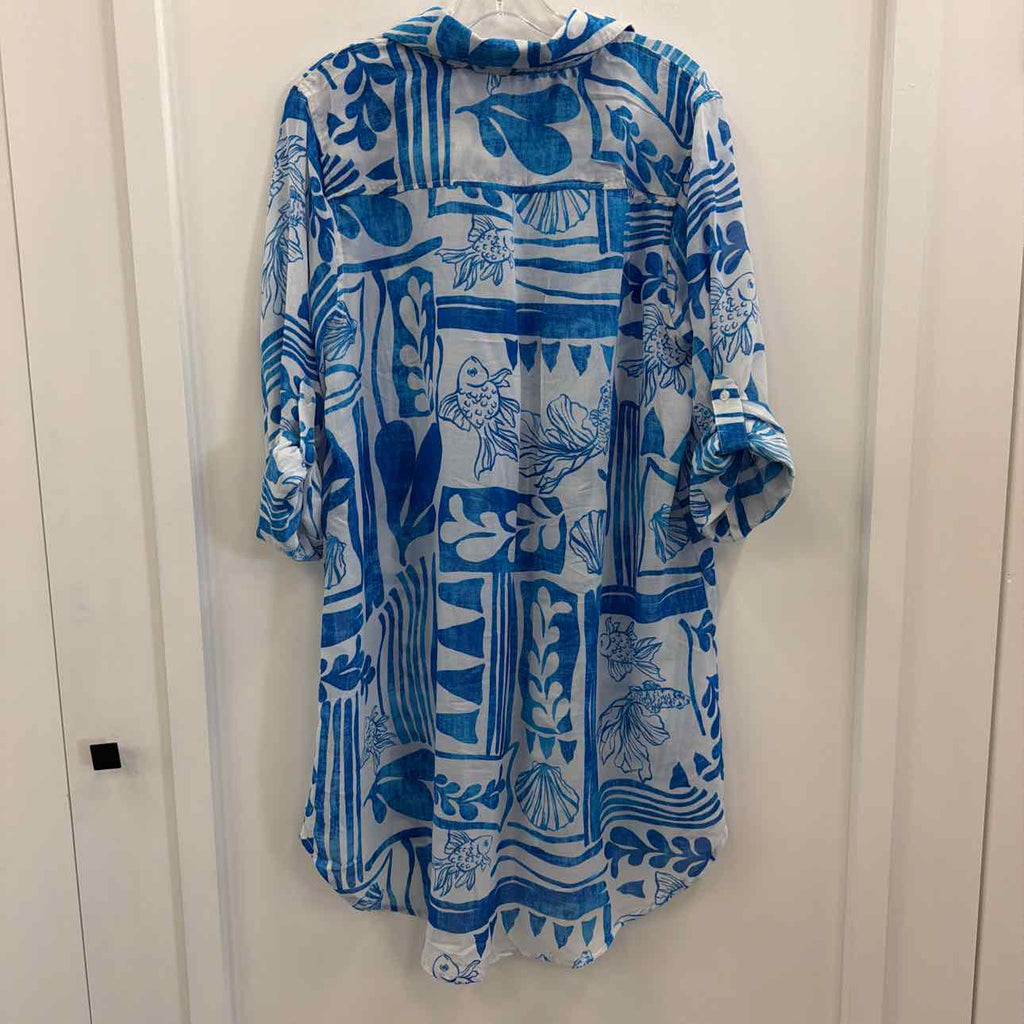 Violet Sky Size M Blue Preloved Coverup