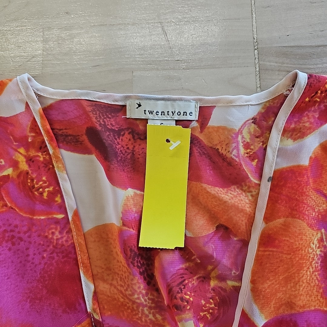 Twenty One Size S Orange Blouse