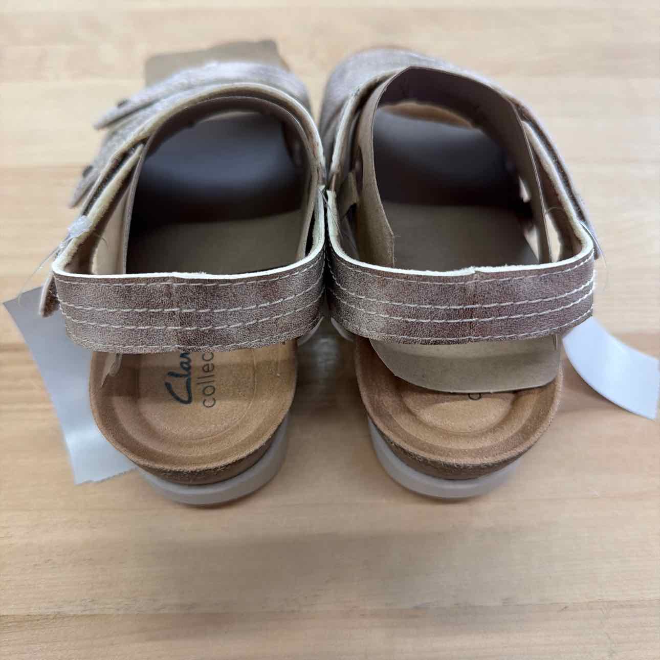 Clarks Size 7.5 Bronze New Sandals