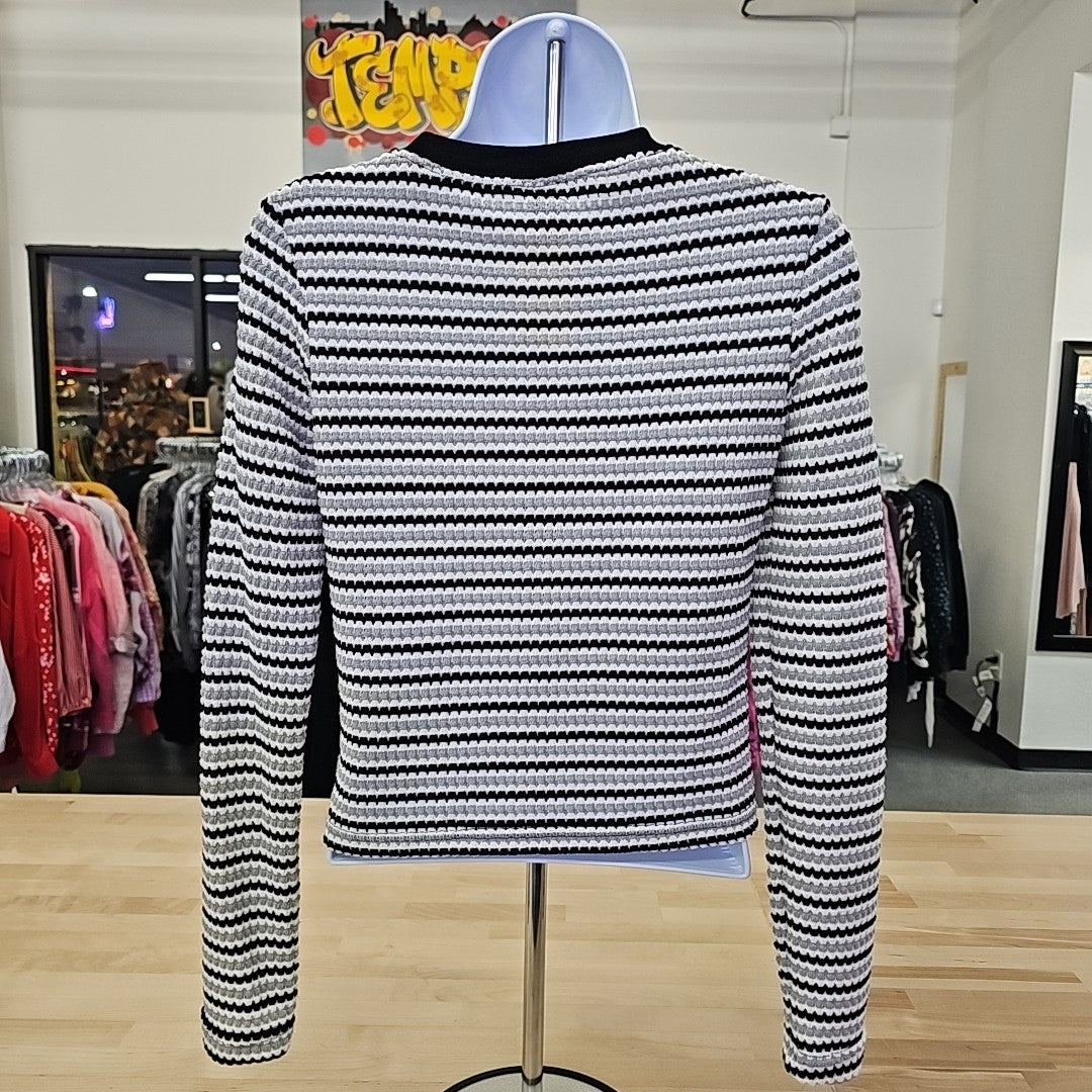 Dazy Less Size S Gray Sweater