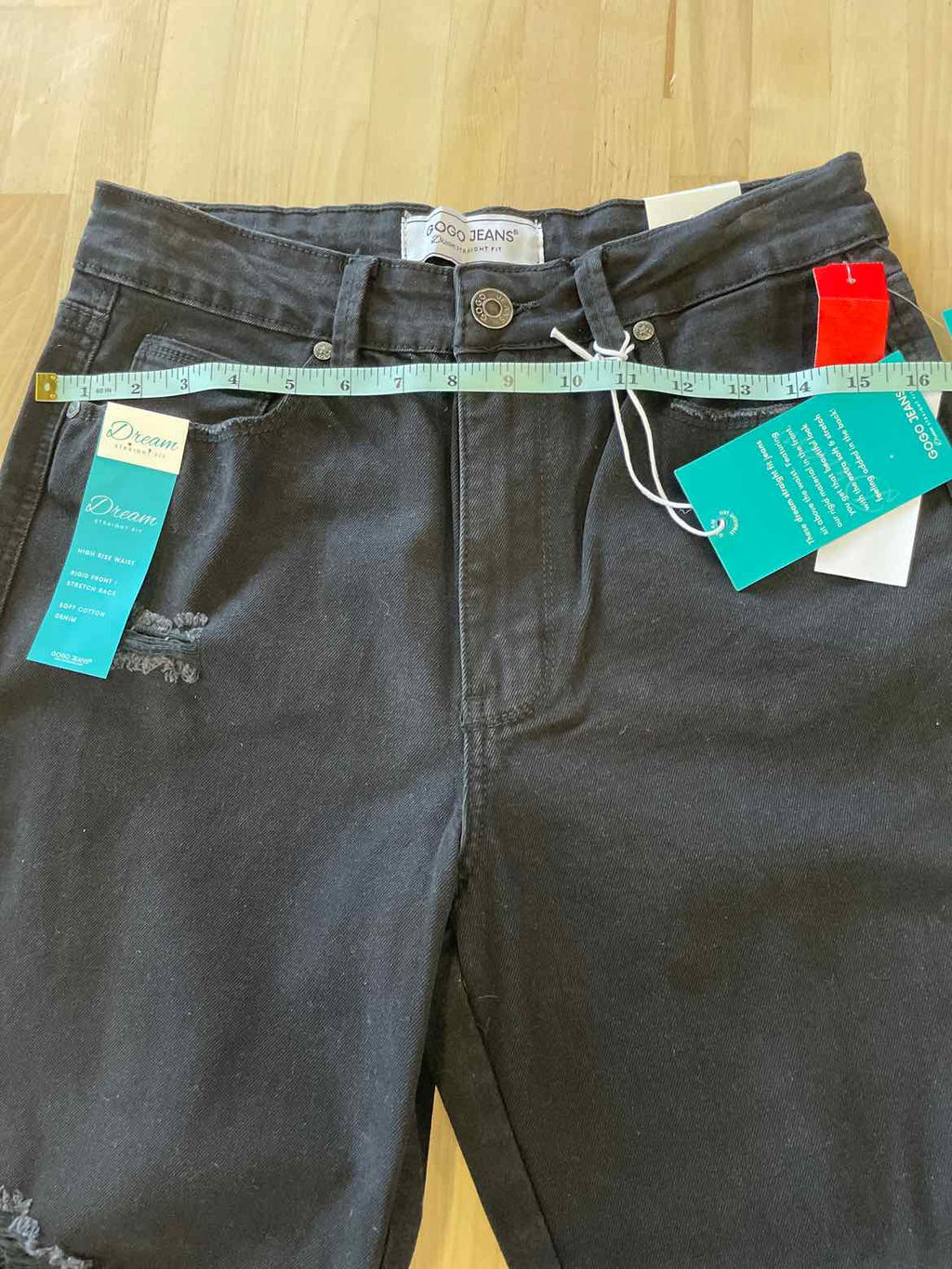 GoGo Jeans Juniors' High-Waist Straight-Leg Dream Jeans