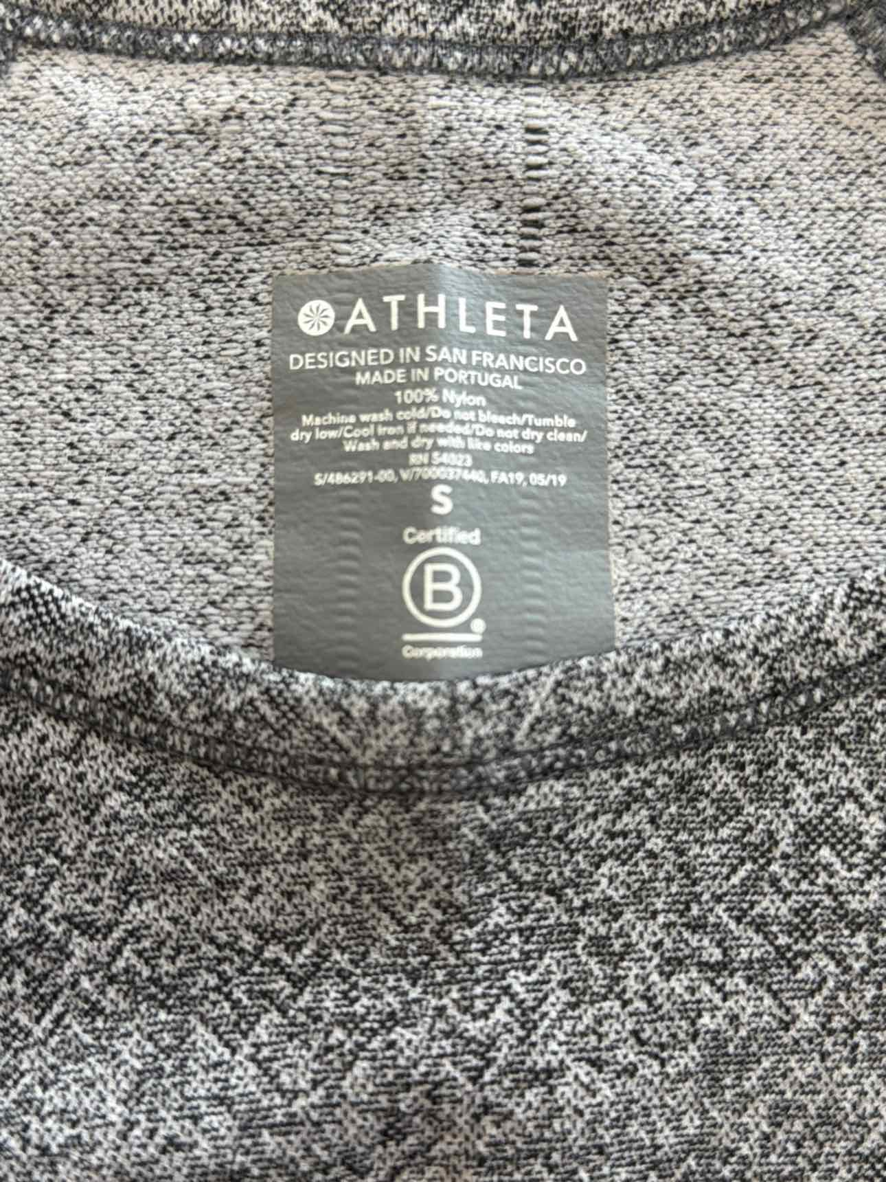 Athleta Size S Gray Athletic Long Sleeve