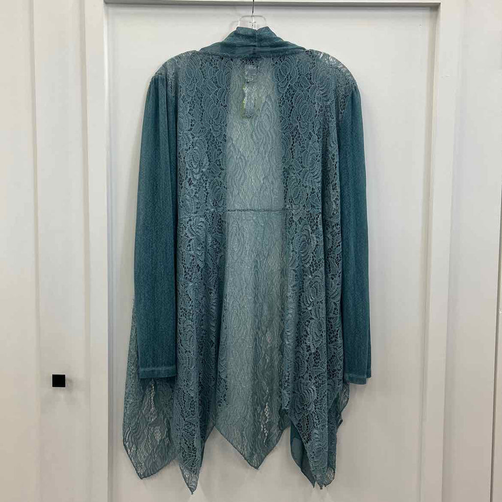 Ania A Size L Blue Duster