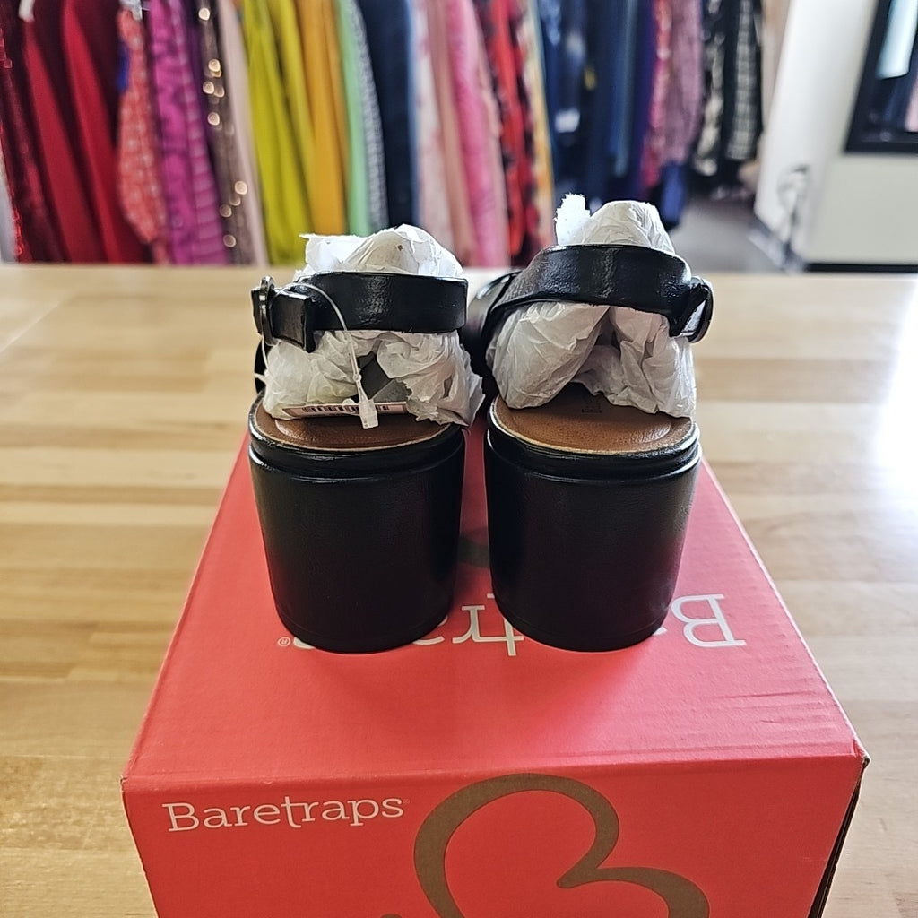 Baretraps Womens Ester Block Black 10M