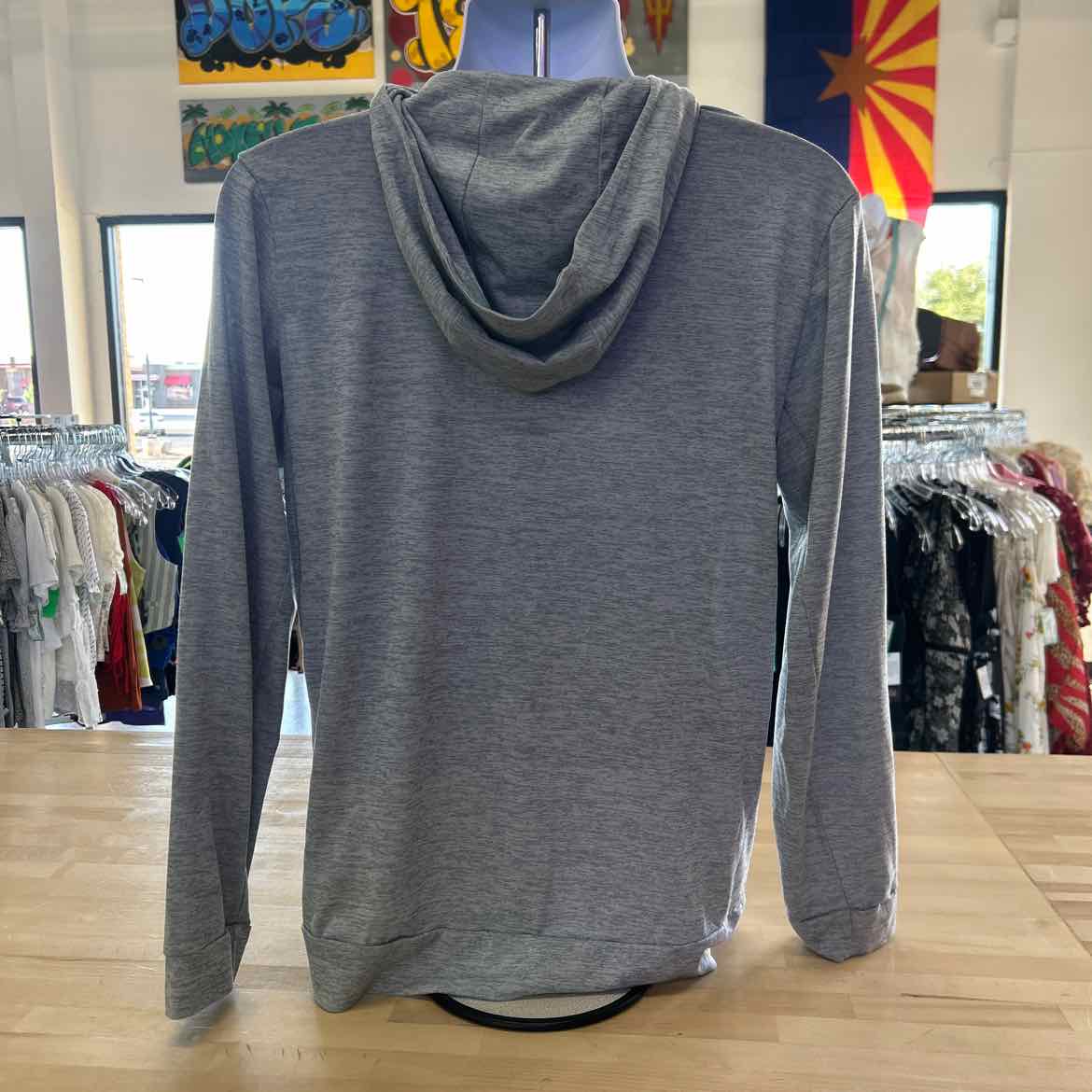 Nike Size M Gray Preloved MENS Long Sleeve Shirt