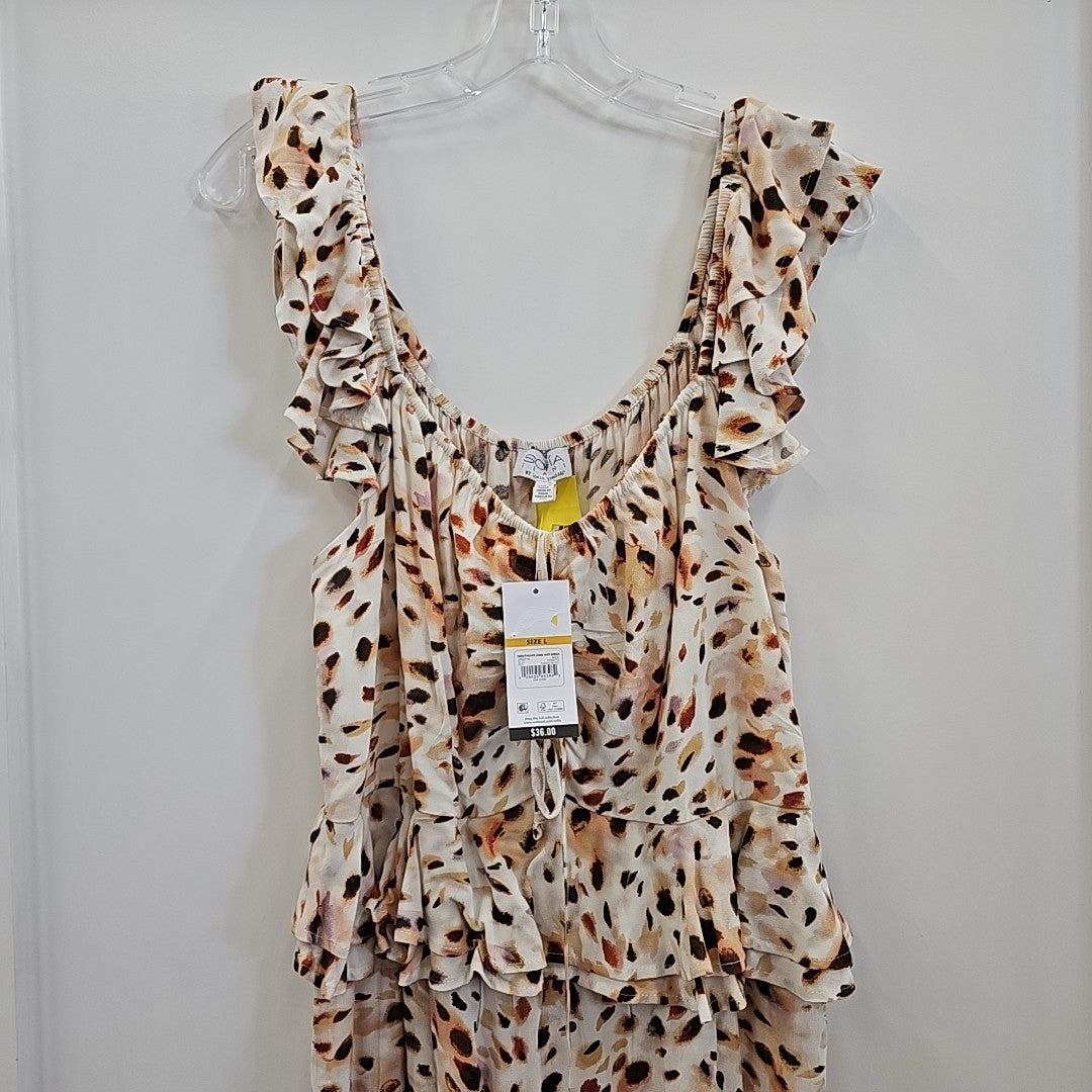 Sofia Size L Brown Dress