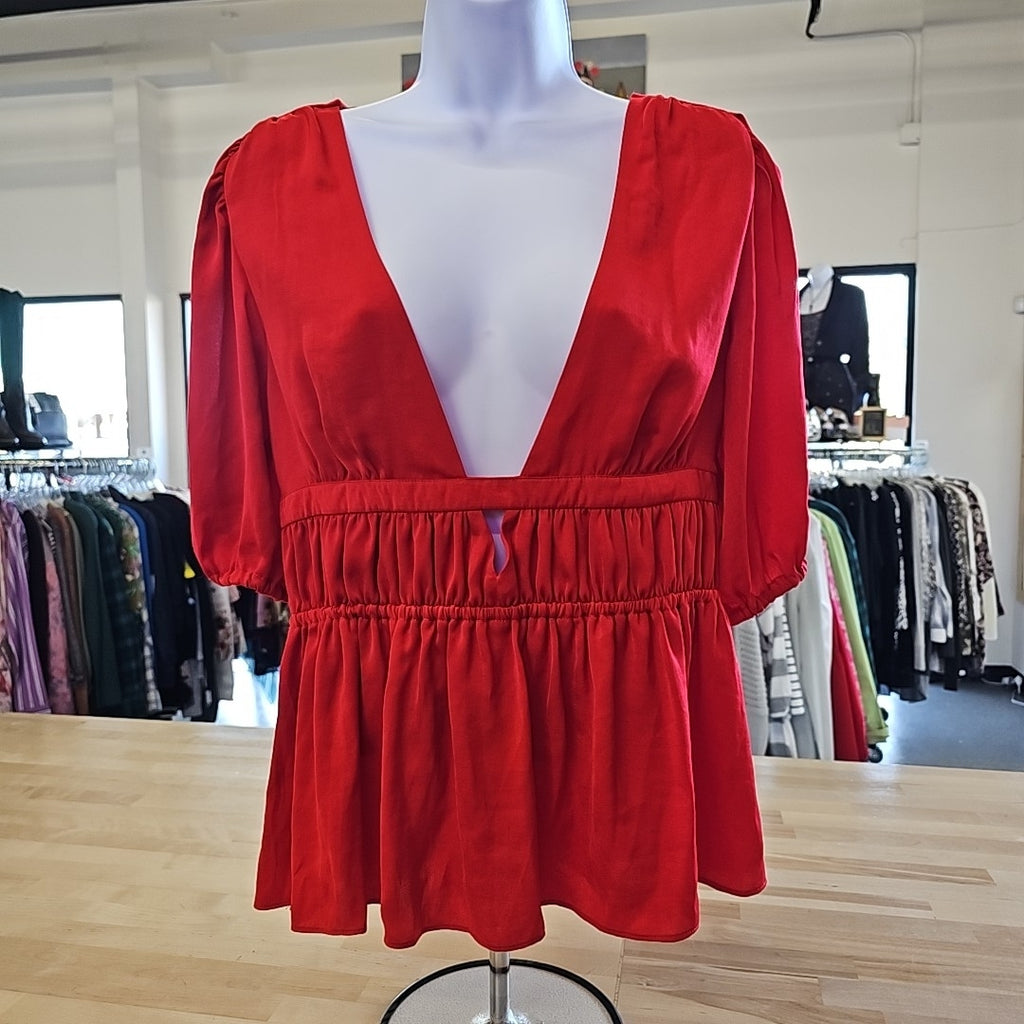 Dolan Size M Red Blouse