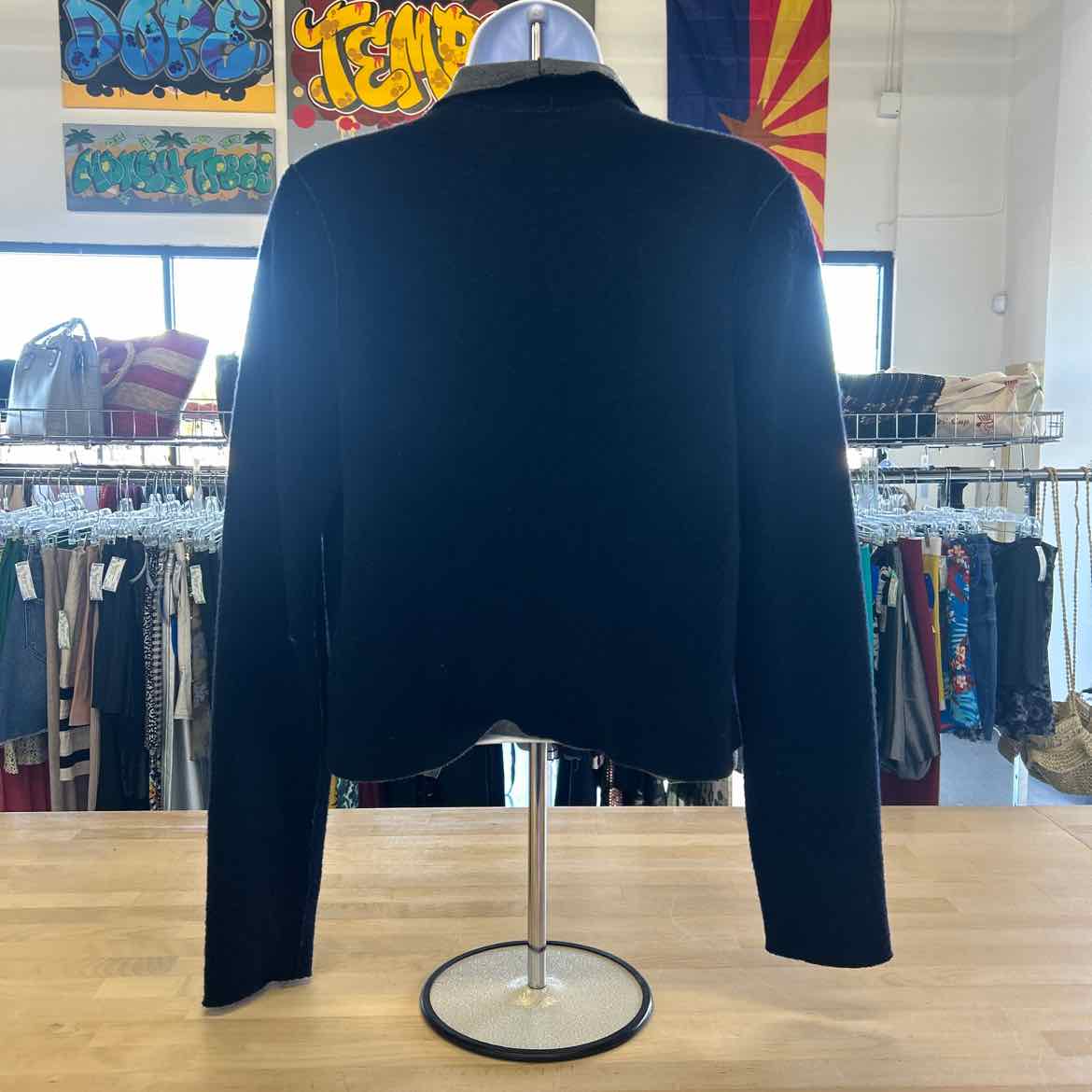 Bailey 44 Size M Black Gray Preloved Cardigan