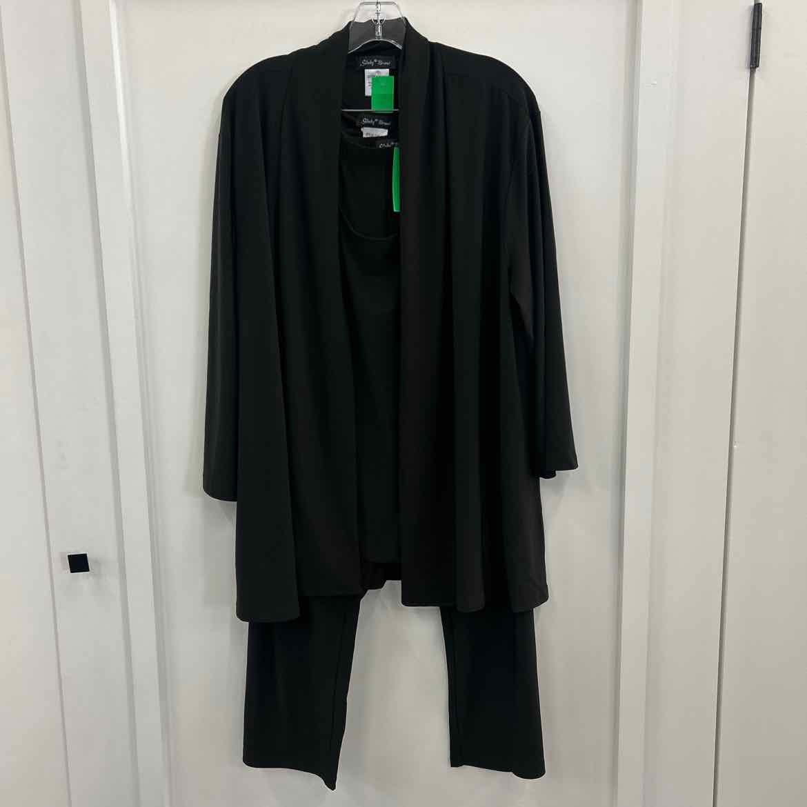 Slinky Brand Size 3X Black Preloved 3 Pc Set