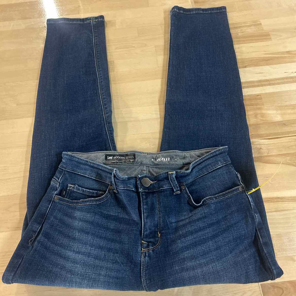 lee Size 8 Blue Denim Preloved Jeans