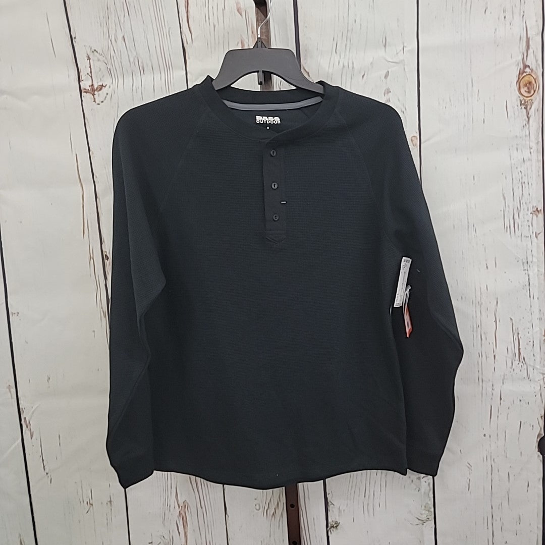 Bass Outdoor Men's Size S Black MENS Long Sleeve Shirt