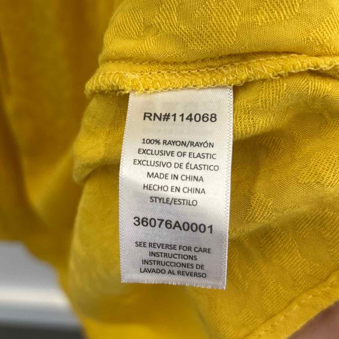 Sherman Girls Size XL Yellow Preloved Dress