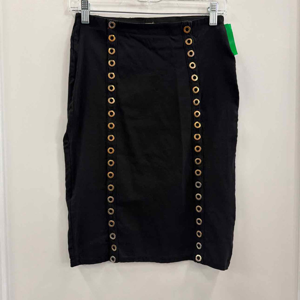 Emi & Joe Size L Black Preloved Skirt