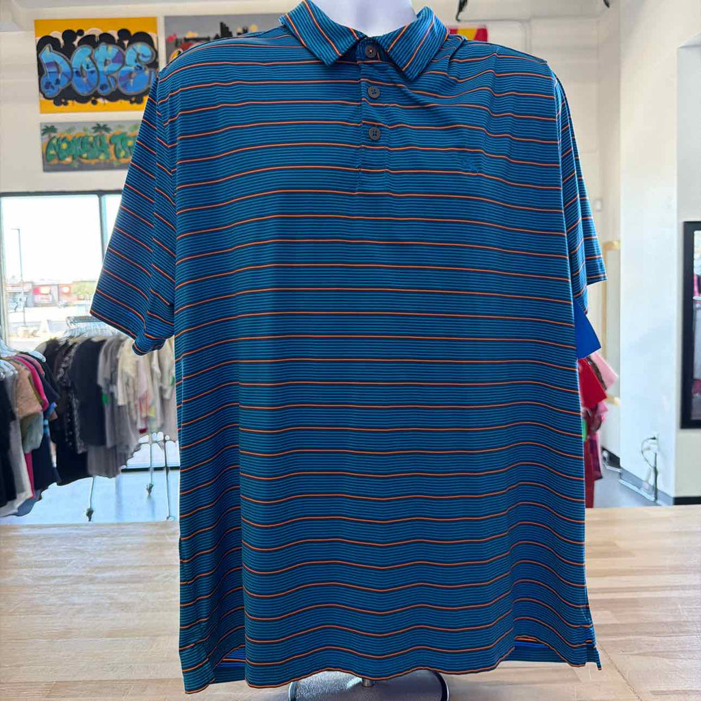 Tommy Bahama Size XXL Blue Preloved MENS Polo